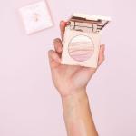 W7 Afterglow Blusher & Highlight Compact - Pink & Gold Glowing Pressed Powder Compact