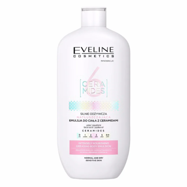 Eveline 6 Ceramides Intensely Nourishing Greasing Body Emulsion 350ml