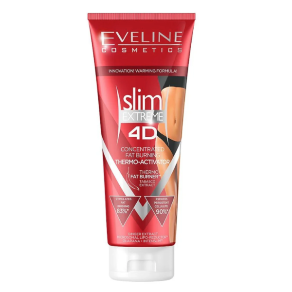 Eveline Slim Extreme 4D Anti-Cellulite Concentrated Fat Burning Thermo-Activator 250ml
