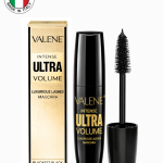 VALENE Intense Ultra Volume Mascara, Blackest Black – Volumizing & Lengthening Mascara, Clump-Free Formula for Thicker, Longer, Luxurious Lashes