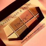 Technic Shade, Light & Bright Contour, Blush and Highlight Palette