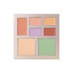 W7 Flawless Base Cream Colour Correcting Palette - 7 Shades to Improve Skin Discolouration & Imperfections