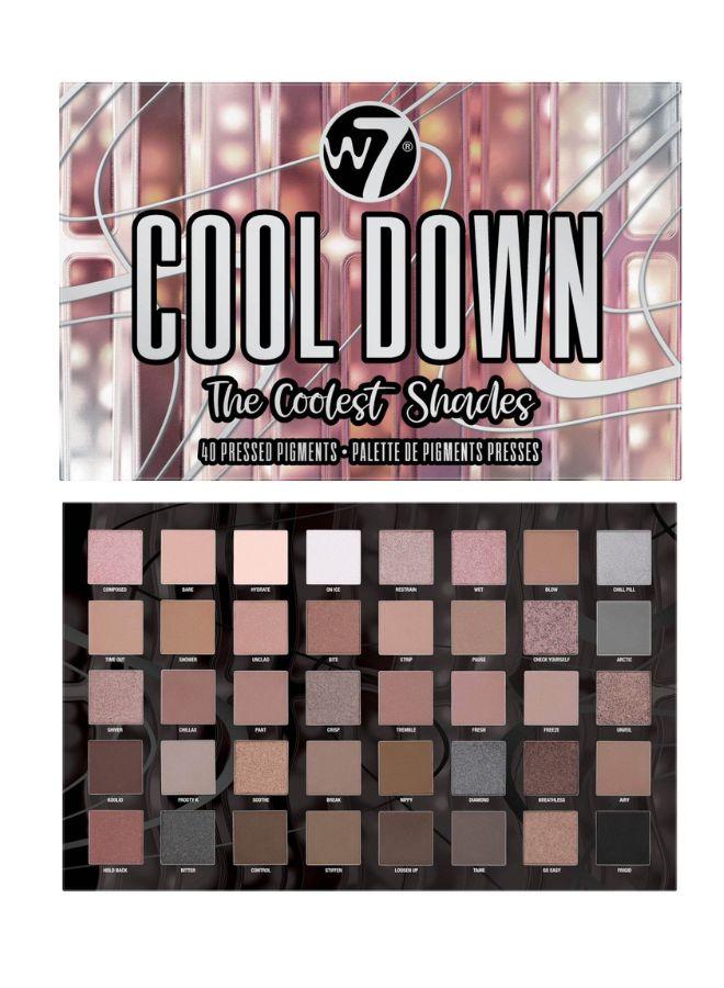 W7 Cosmetics | Cool Down - 40 Coolest Shades Pressed Pigments 36g
