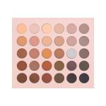 W7 Just Mattes Pressed Pigment Palette - 30 Natural Nude Colours - Flawless Long-Lasting Every Day Vegan Makeup