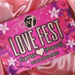 W7 Love Fest Pressed Pigment Palette - 40 Playful Party Colours With Matte, Shimmer, Glitters - Flawless Long-Lasting Bold Makeup