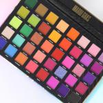 W7 Mardi Gras Pressed Pigment Palette - 40 High Impact Party Colours - Flawless Long-Lasting Bold Makeup