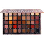 W7 Warm Up Pressed Pigment Palette - 40 High Impact Warm Tone Colours - Flawless Long-Lasting Glam Makeup