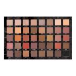 W7 Warm Up Pressed Pigment Palette - 40 High Impact Warm Tone Colours - Flawless Long-Lasting Glam Makeup